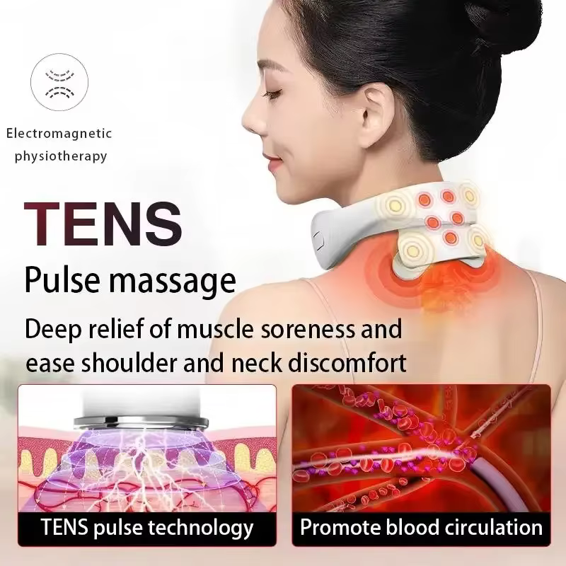 Appareil de massage intelligent pour le dos et le cou, masseur cervical, soin des vertèbres cervical