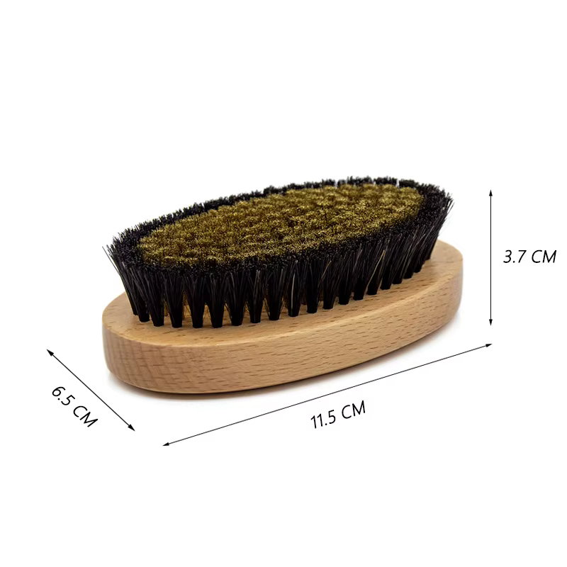 Brosse corporelle sèche en poils naturels et fil de cuivre, brosse de massage exfoliante pour le bai