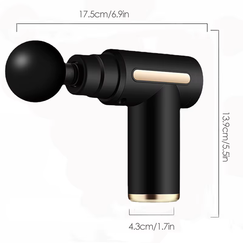 Pistolet de Massage électrique à 30 niveaux, appareil de relaxation musculaire profonde du Fascia, é