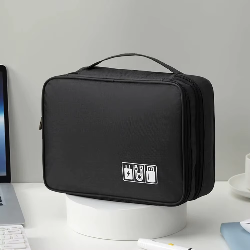 Sac numérique multifonctionnel, câble de données, casque, disque dur, alimentation, sac à main numér