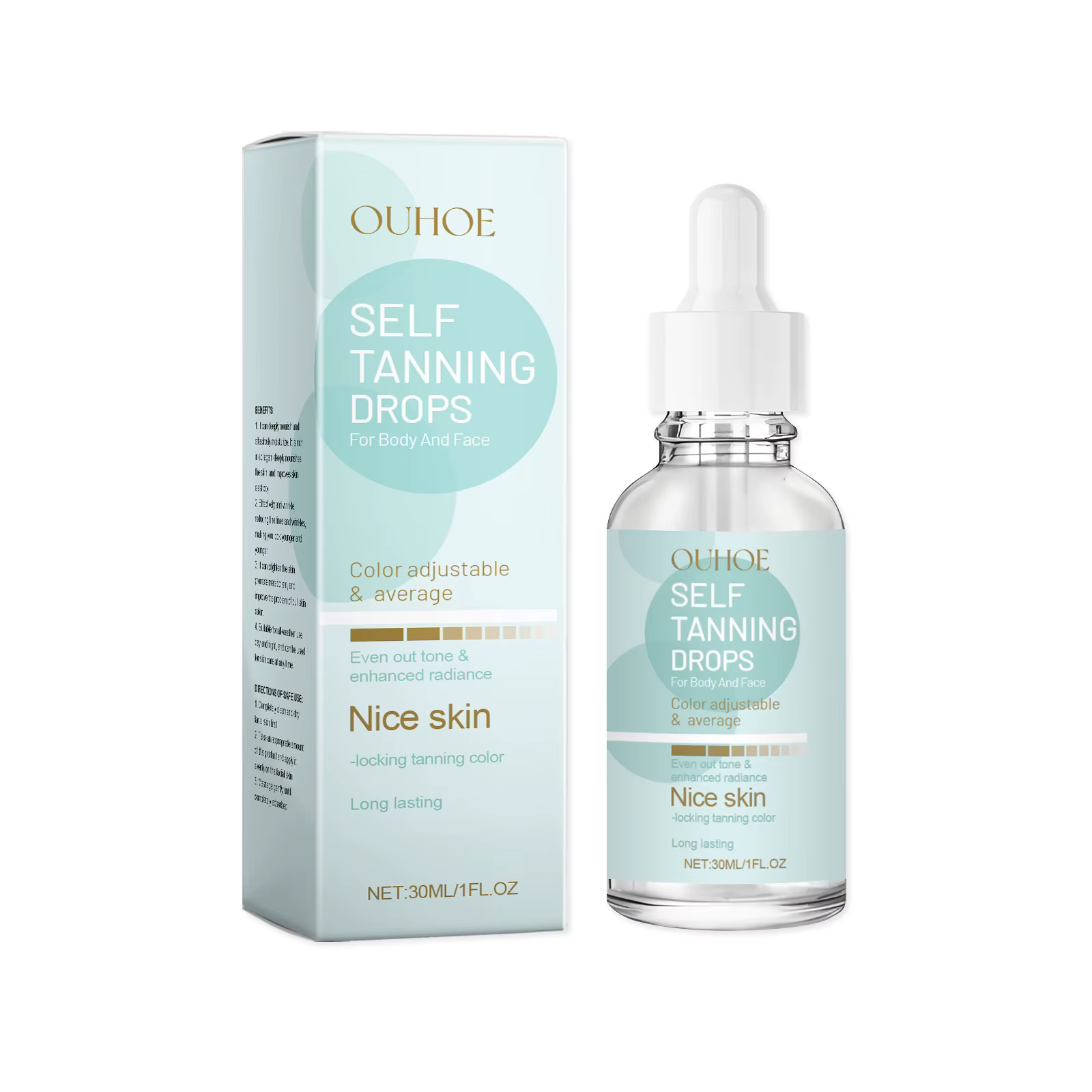 Gouttes autobronzantes bronzées sans soleil, Solarium Sexy, bloc UV, bronzant d'intérieur, obscurcis