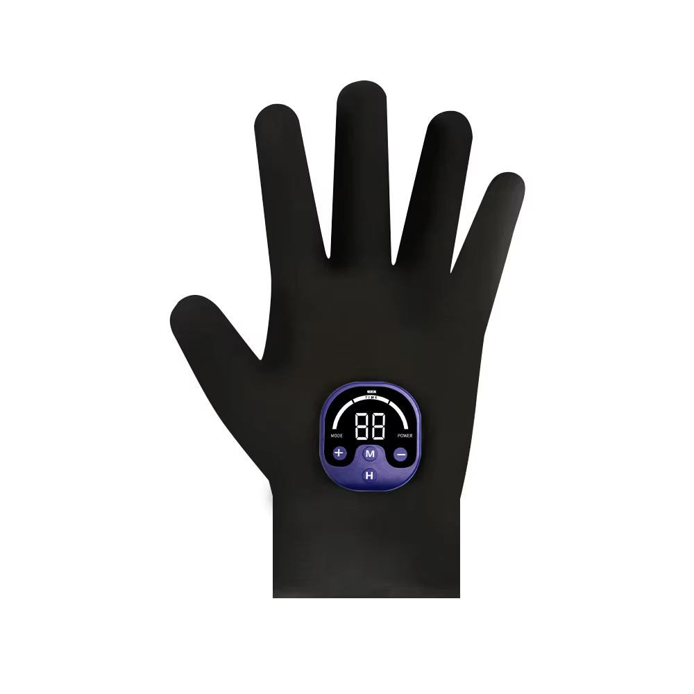 Gants de massage EMS pour le raffermissement de la peau et le contour du corps – Gants tonifiants à