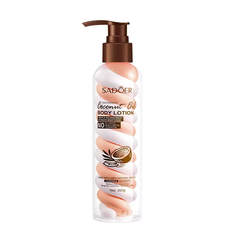 200 ml (6,76 fl.oz) Lotion pour le corps de beauté guimauve Niacinamide, peau hydratante et nourriss