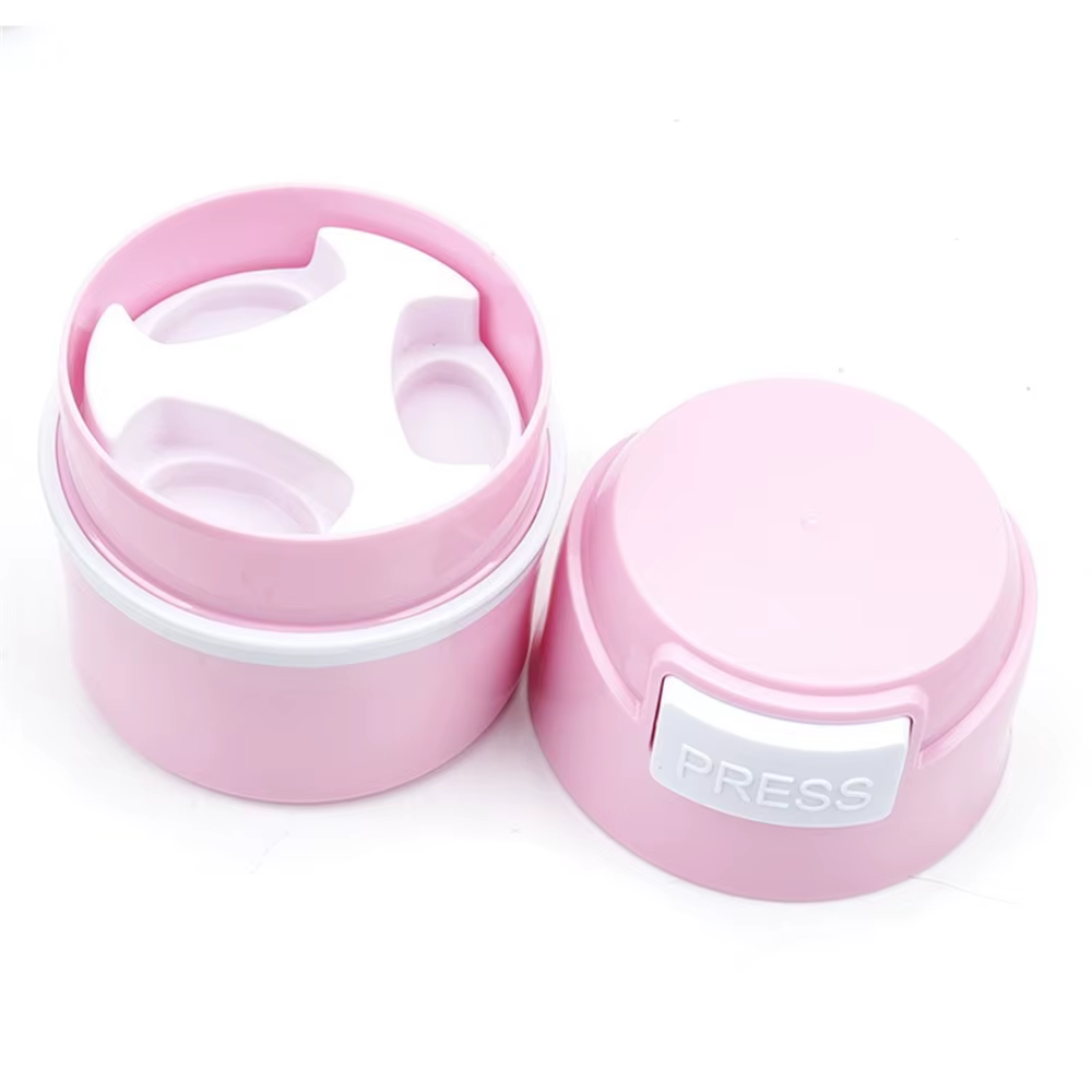 Réservoir de stockage de colle à cils, conteneur de levage de cils, support adhésif individuel, pot