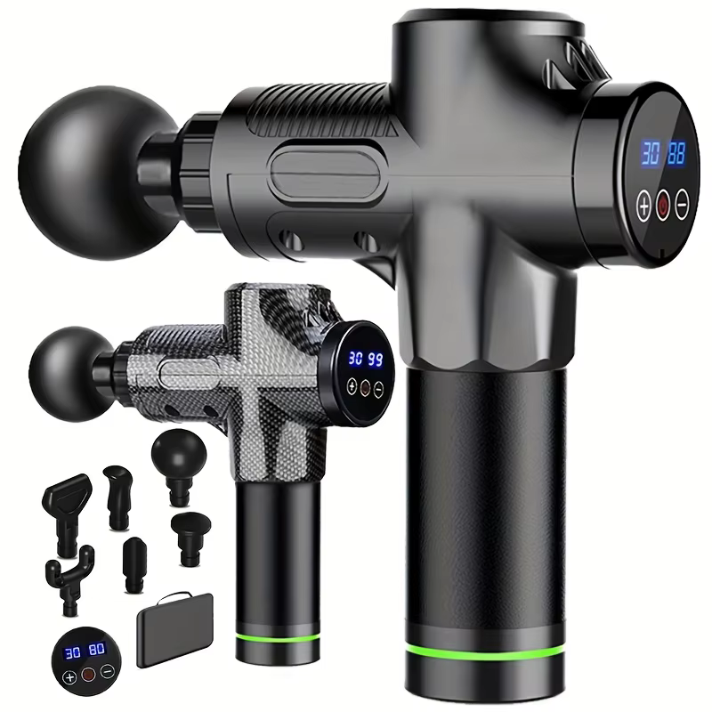 Pistolet de Massage électrique à 30 niveaux, appareil de relaxation musculaire profonde du Fascia, é