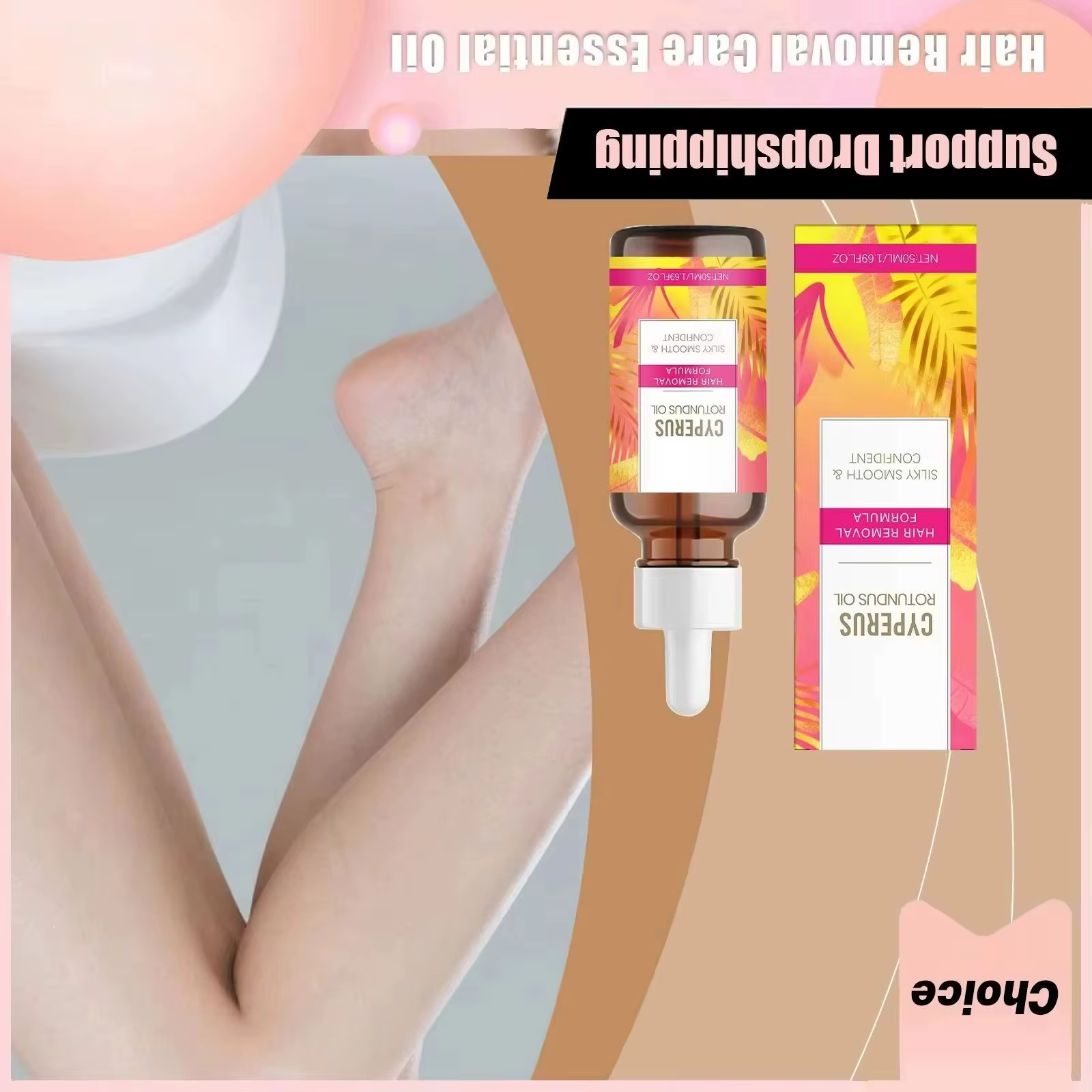 Huile de Cyperus Rotundus Hydratation Profonde Nourrit la Peau Réduit la Sécheresse et l'Inconfort P