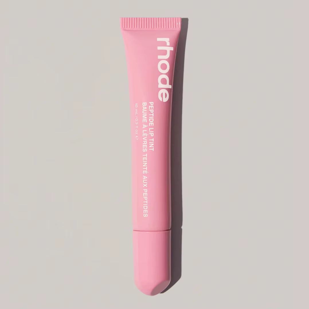 Baume pour la peau RHODE, Gloss à lèvres Jelly Bean, Stick blush de poche Spicy Marg Juice Box, Blus