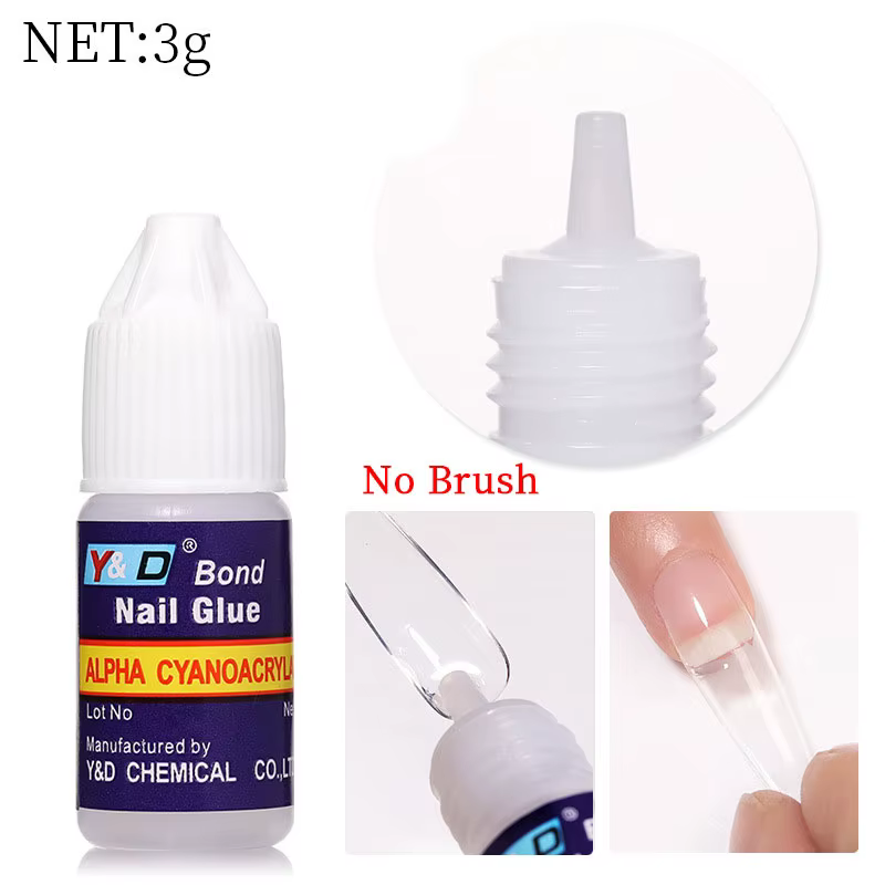 Colle à ongles Super forte, pointes acryliques et strass, colle professionnelle pour ongles, 2g/3g/7