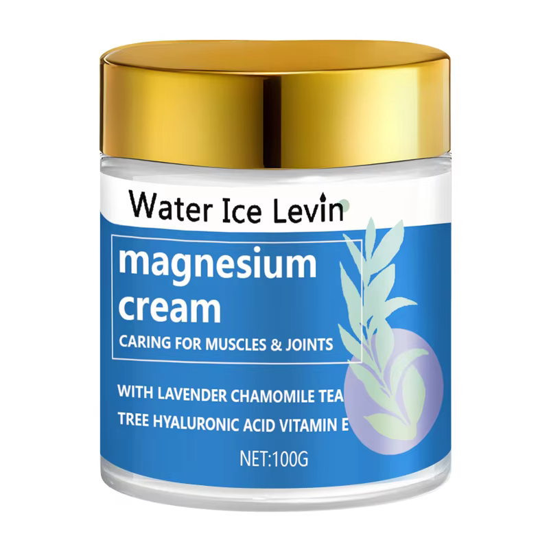 Crème au Magnésium à la Lavande et Arbre à Thé - Apaisement Musculaire, Hydratation Intensive, Déten