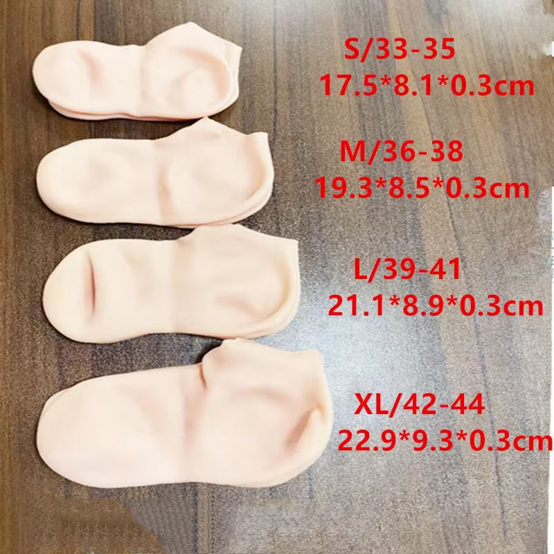 Chaussettes de soin des pieds en silicone, anti-Contation, gel hydratant, fréquence fissurée, suppre