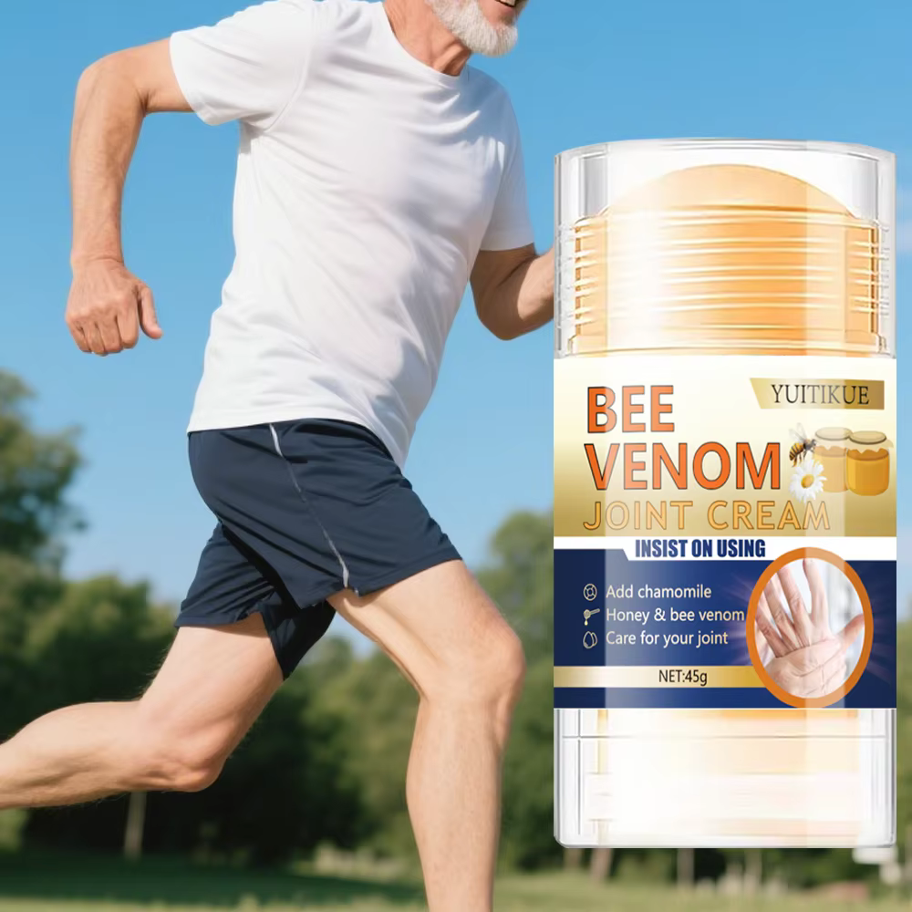 Crème pour les articulations au venin d'abeille, lotion apaisante et hydratante à faible teneur en a