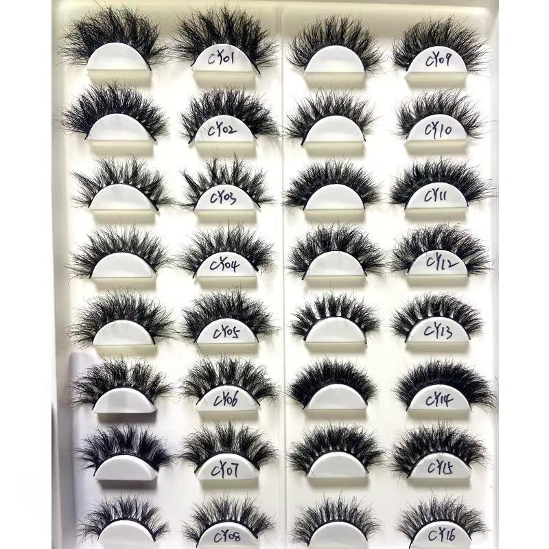 16 Styles mélanger cils de vison 3D cils de vison 100% cils sans cruauté cils naturels réutilisables