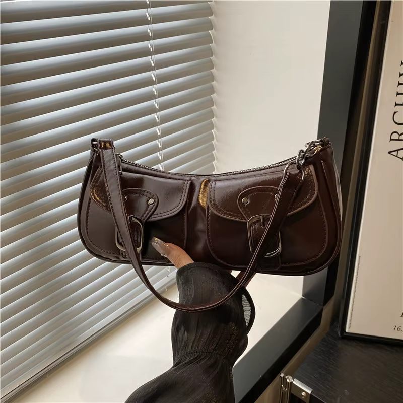 Sac à bandoulière pour femme, tendance et stylé, pour le quotidien, petit sac à main chic pour scoot