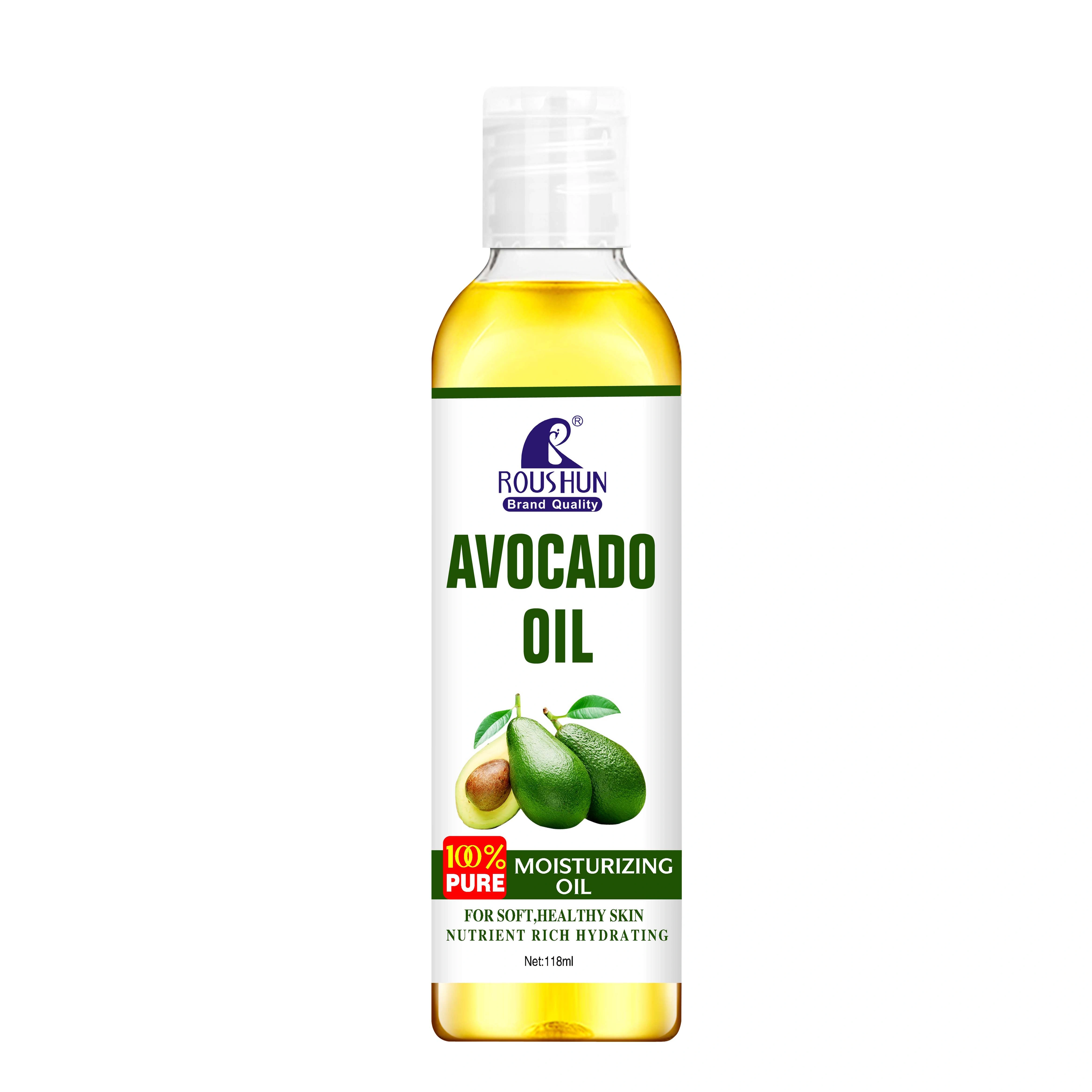 118ml Huile corporelle à l'avocat hydratante et nourrissante pour la peau grande capacité huile esse