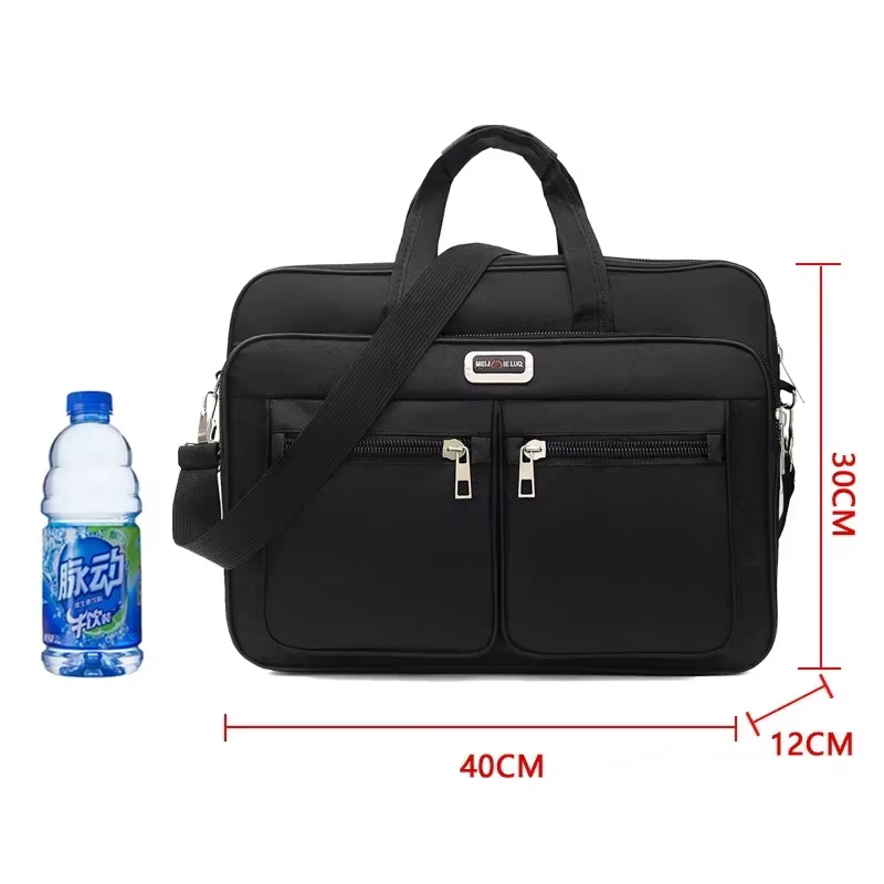 Porte-documents d'affaires de grande capacité pour hommes, sac à bandoulière Portable polyvalent, sa