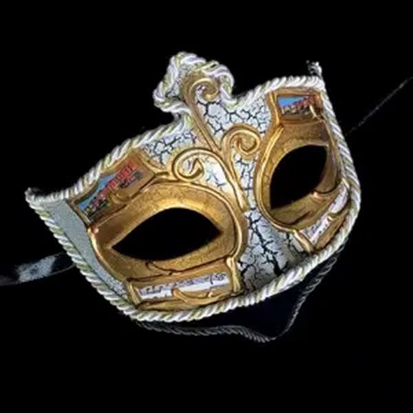Masque artistique pour femmes, accessoires de danse faits à la main, personnalité, masque vénitien r