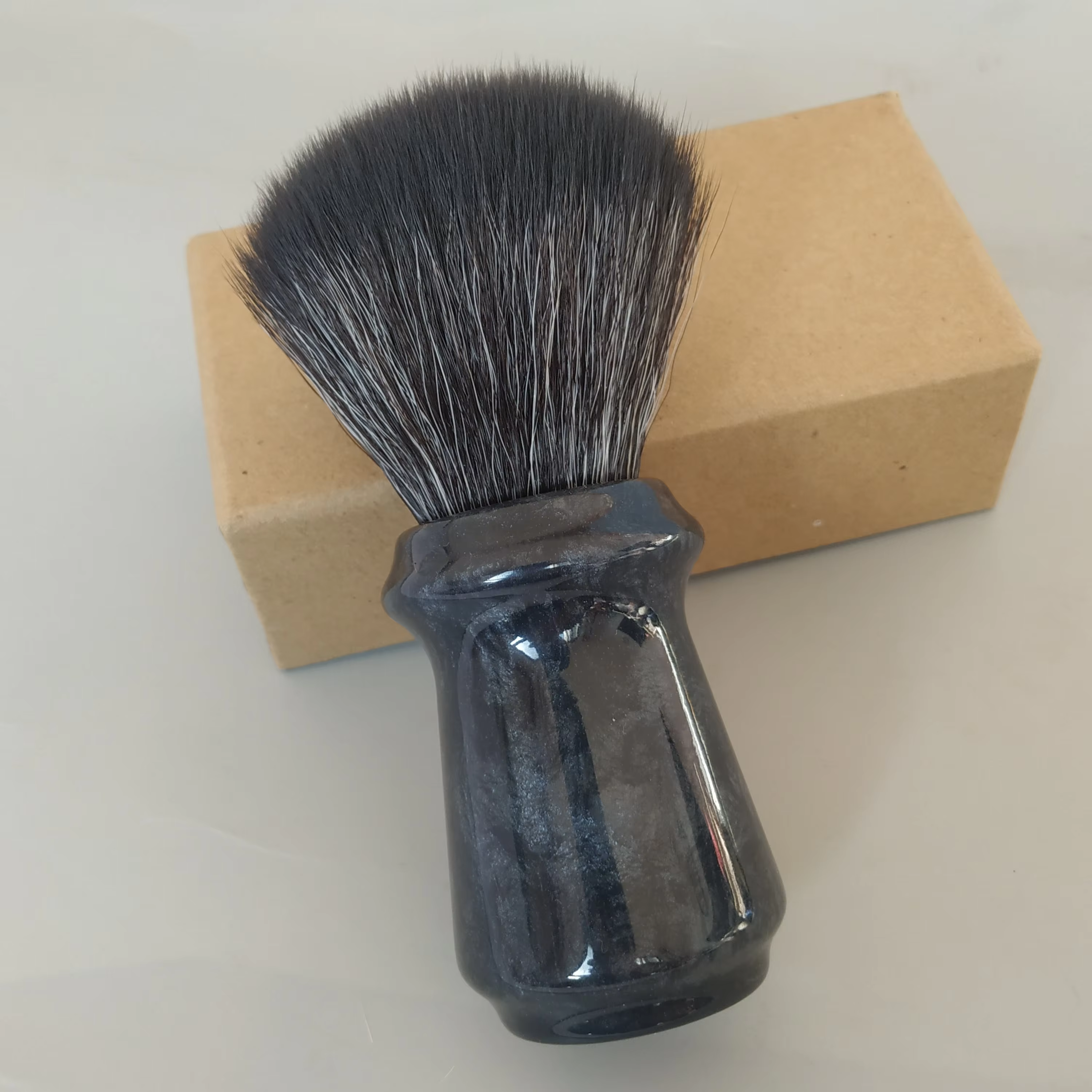 Dscosmetic DarkSpark nouvelle brosse à raser QL8 en poils synthétiques doux avec manche en résine po