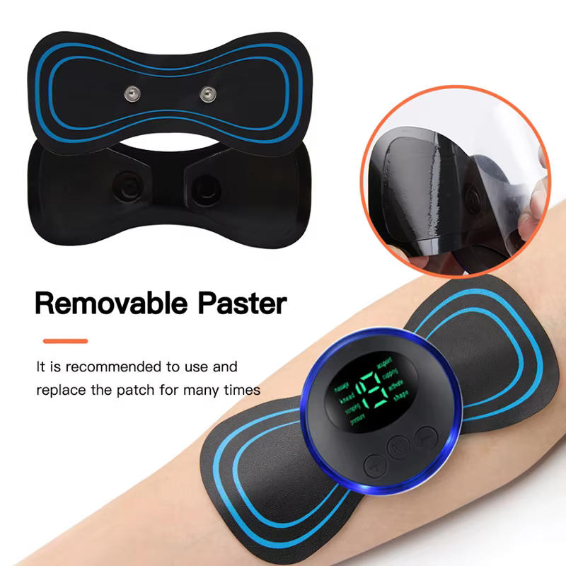 Masseur électrique intelligent pour le cou, stimulateur musculaire EMS portable, patch de massage de