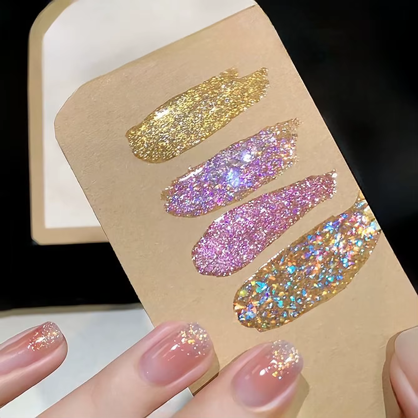 1-12 pièces TC Dream Fairy Vernis à ongles gel à paillettes 2026, effet blanchissant, super paillett