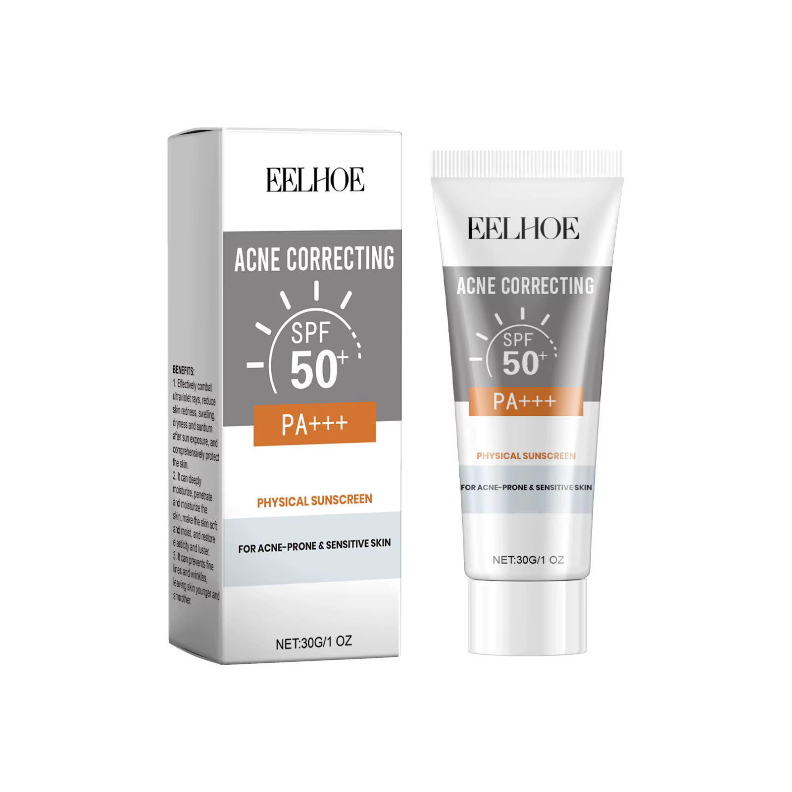 Crème solaire d'hydratation profonde SPF 50 + crème blanchissante UV outil de soin de la peau hydrat