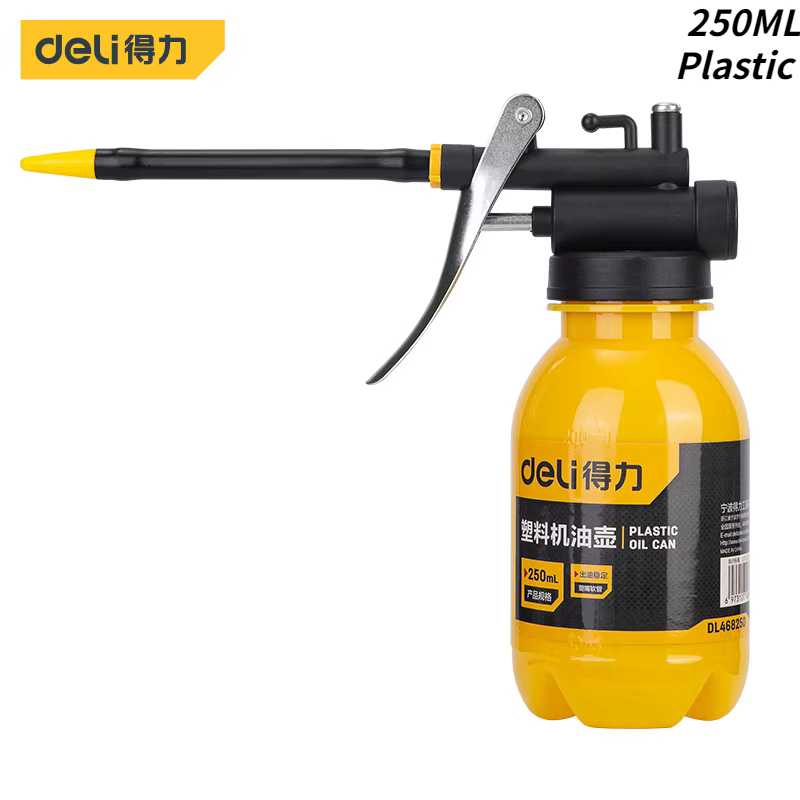 Deli – huileur d'huile en métal, pompe haute pression, pistolets à graisse, Pot d'huile de voiture,