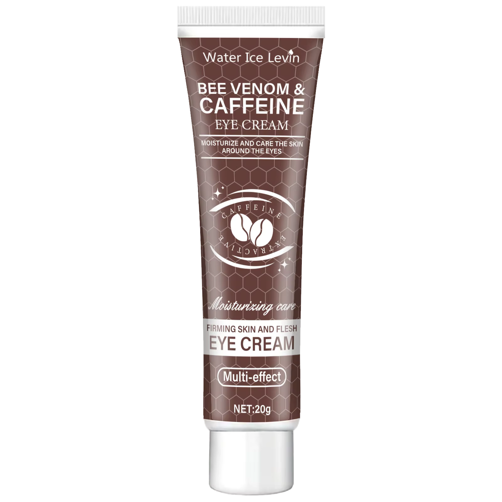Crème pour les yeux au venin d'abeille et à la caféine pour toute la peau – 20g, nourrit et resserre