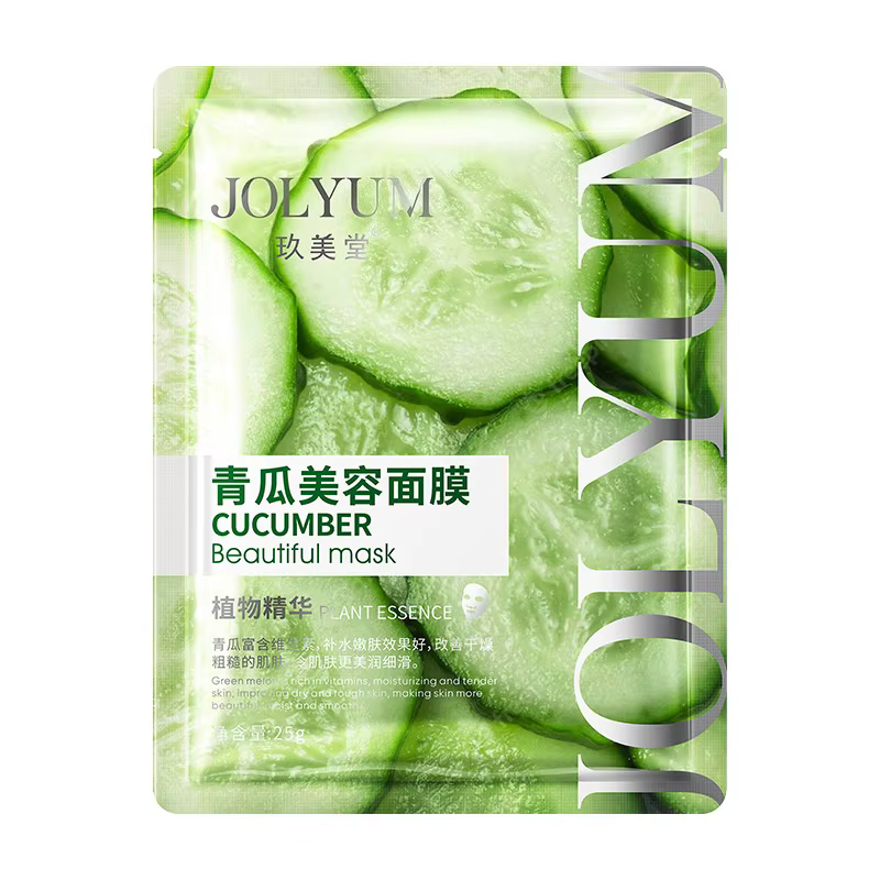 Masque de beauté au concombre, masque aux fruits, contient de l'extrait de concombre, de la glycérin