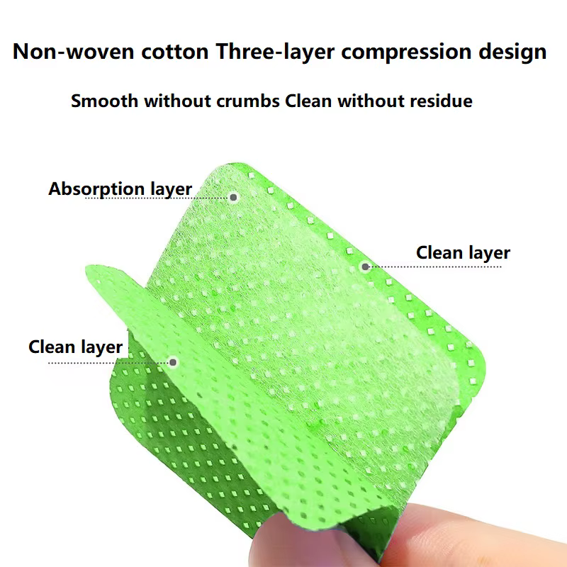 Lingettes pour ongles non pelucheuses, 300 pièces, équipement pour ongles, tampons en coton, serviet