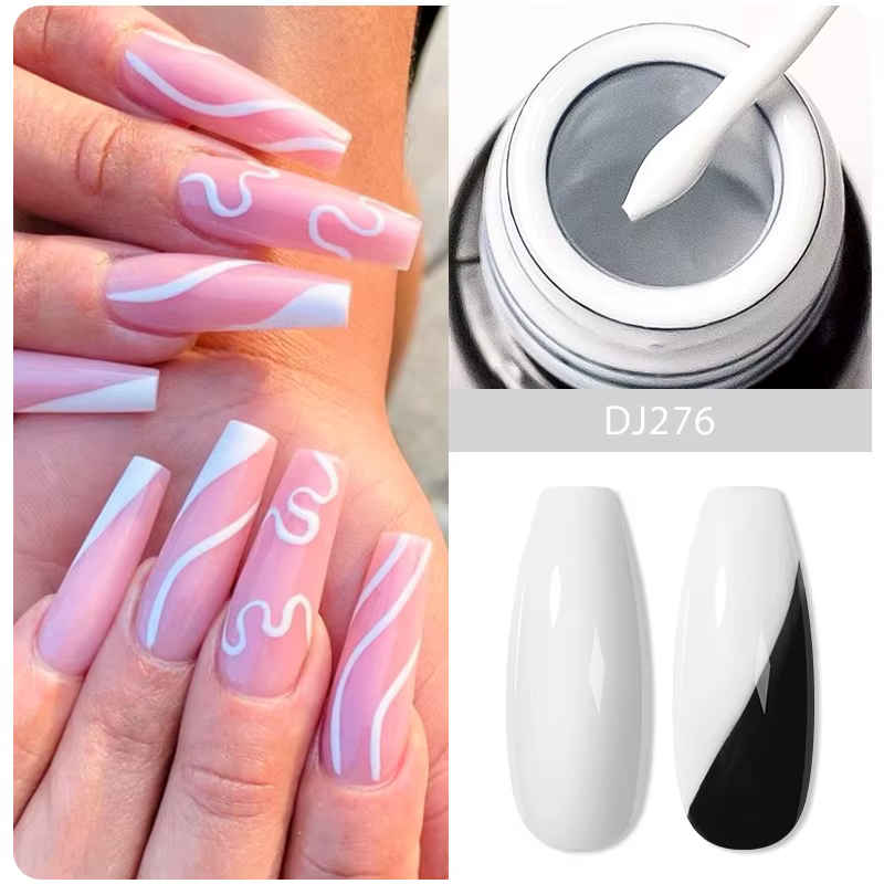 MEET ACROSS 5ml Liner vernis à ongles Gel 28 couleurs noir blanc français tirer ligne peinture Gel p