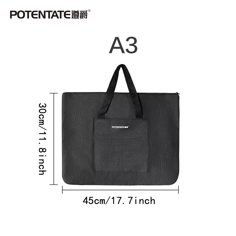 Sac de dessin POTENTATE - Outils de peinture, sac de rangement pour planche à dessin, toile imperméa