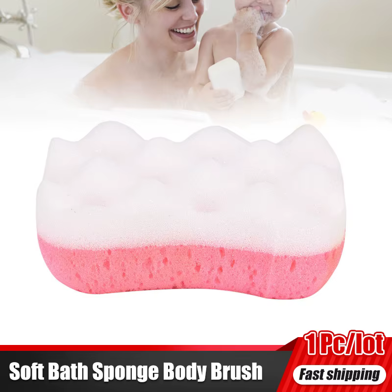 Éponge de bain douce pour le corps, brosse de Massage, lingette de lavage pour la peau, exfoliante, 