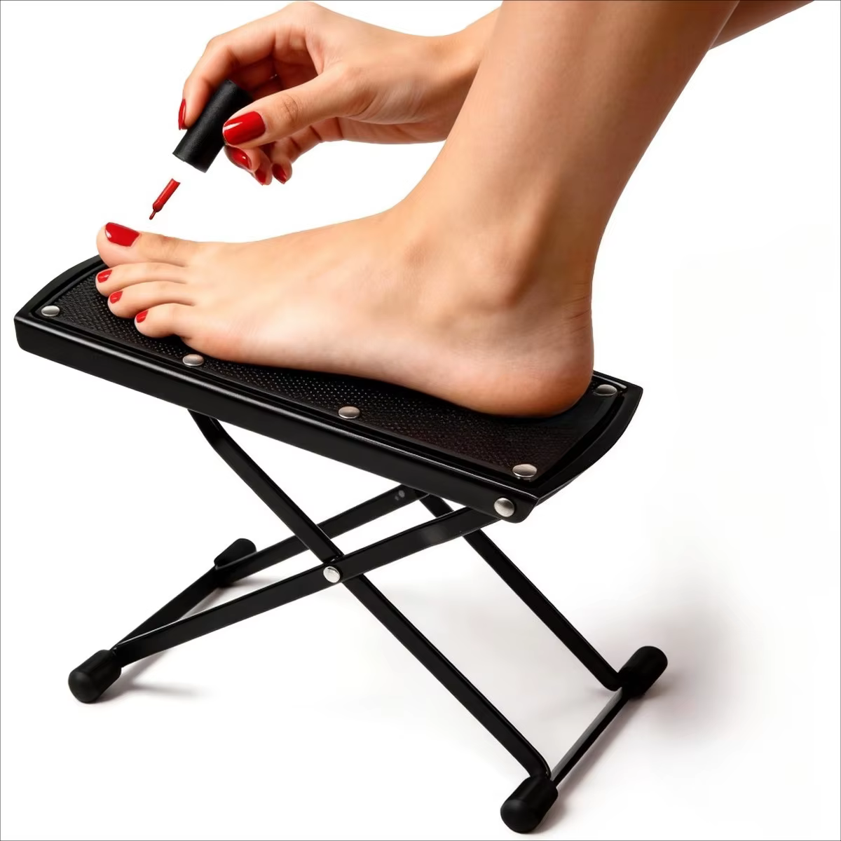 Repose-pieds pour pédicure, support de pieds réglable avec base antidérapante, facile à utiliser à l