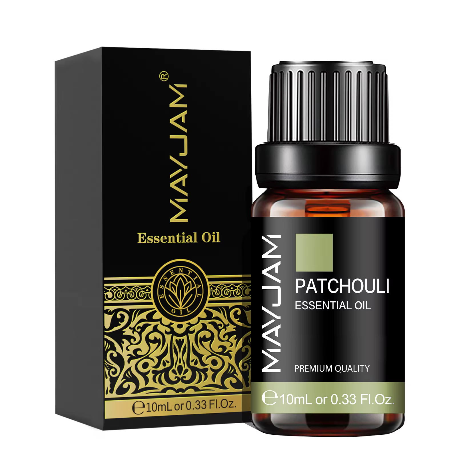 MAYJAM 1PCS Huiles essentielles naturelles de patchouli pour humidificateurs, diffuseurs, brûleurs e