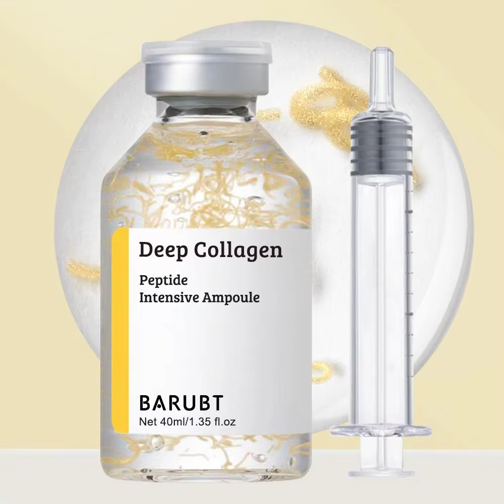 Sérum Coréen Hydratant et Raffermissant au Collagène, Peptides Roses et ADN de Saumon PDRN pour Écla