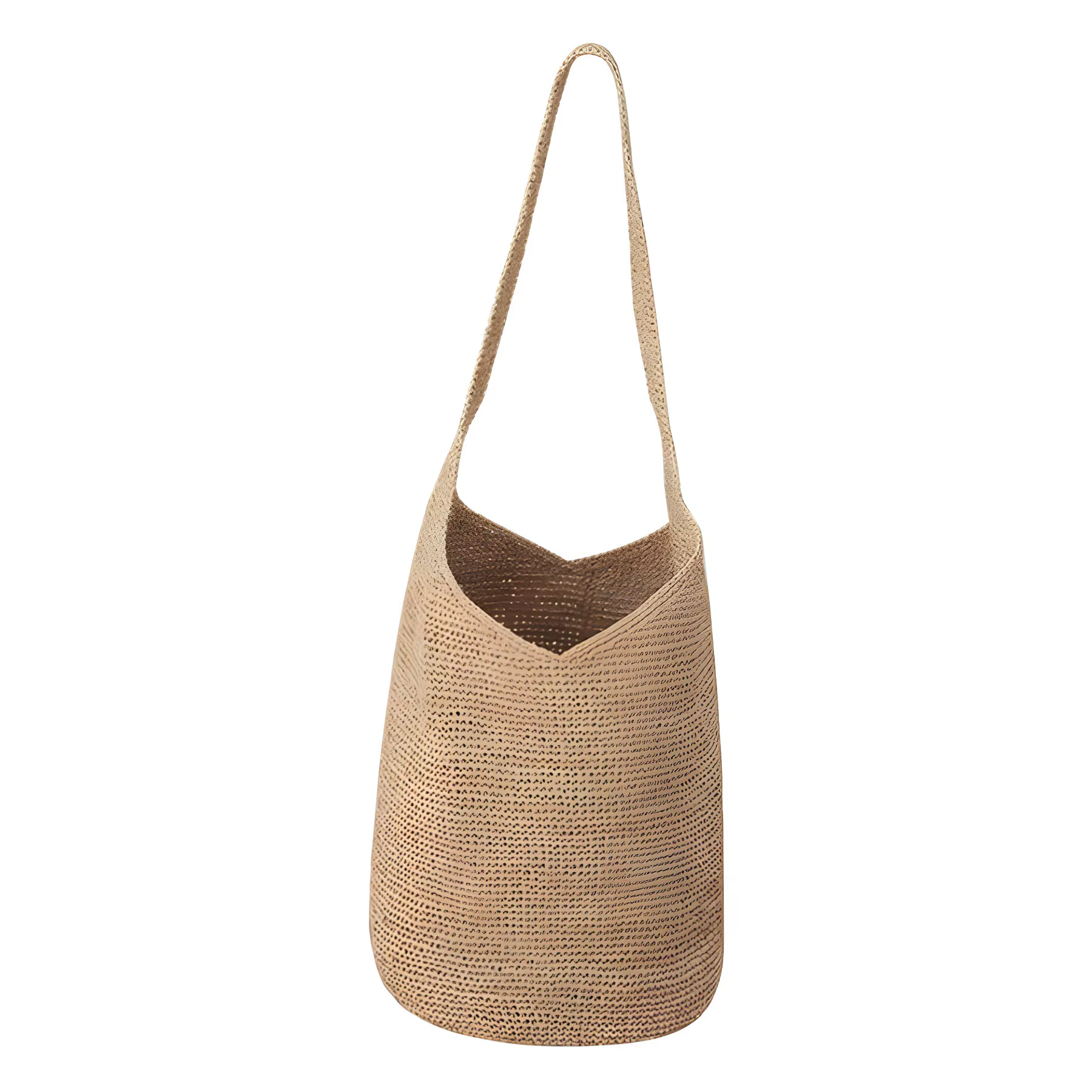 Sac seau en paille tressé à la main pour femme, style bohème, grande capacité, sac à bandoulière, sa