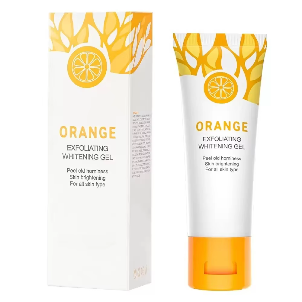 Gel exfoliant Orange dissolvant de taches morts éclaircir Peeling 50g réparation douce gommage blanc