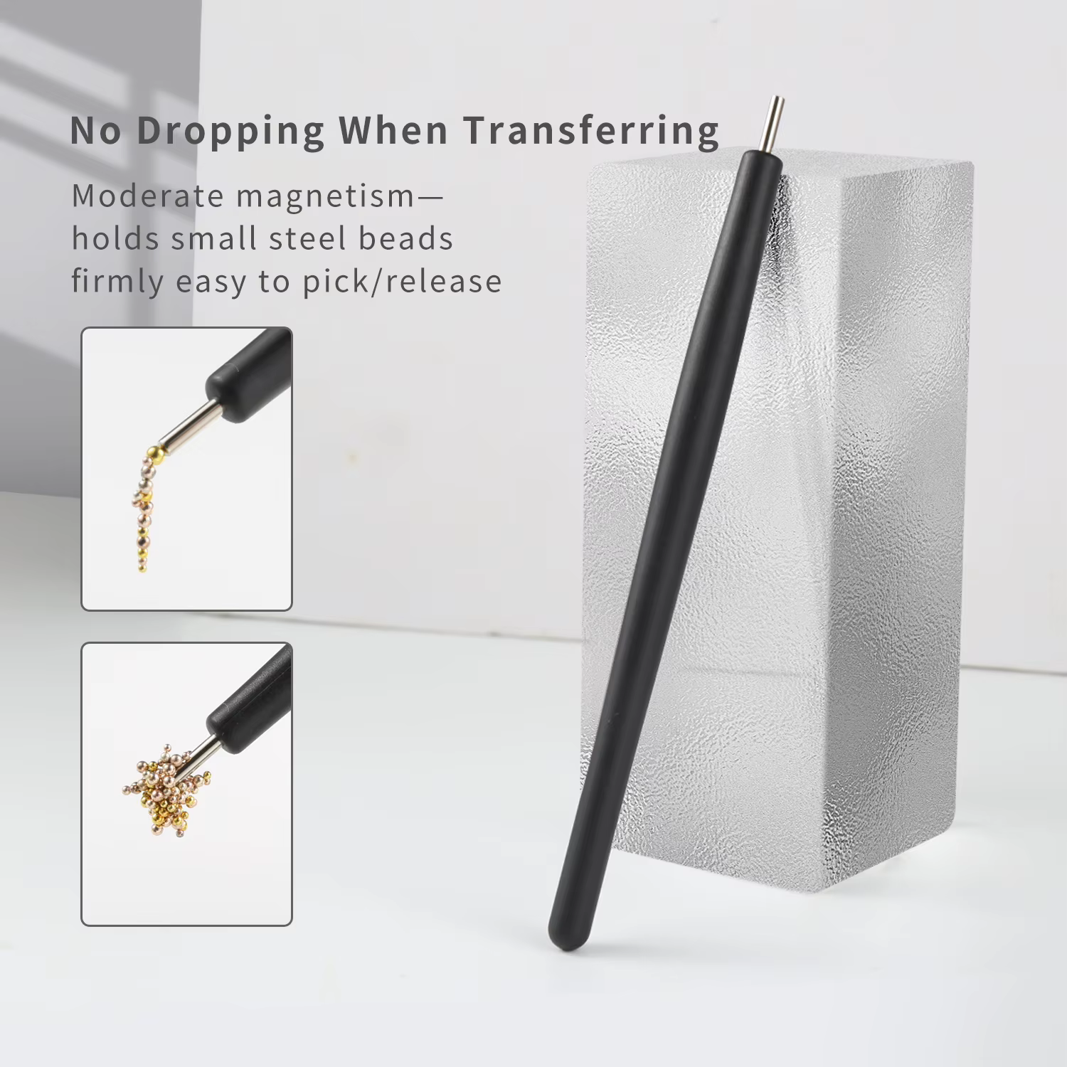 3D petites perles à ongles stylo magnétique alignement en un clic Super fort 1/2 pièces outils d'art