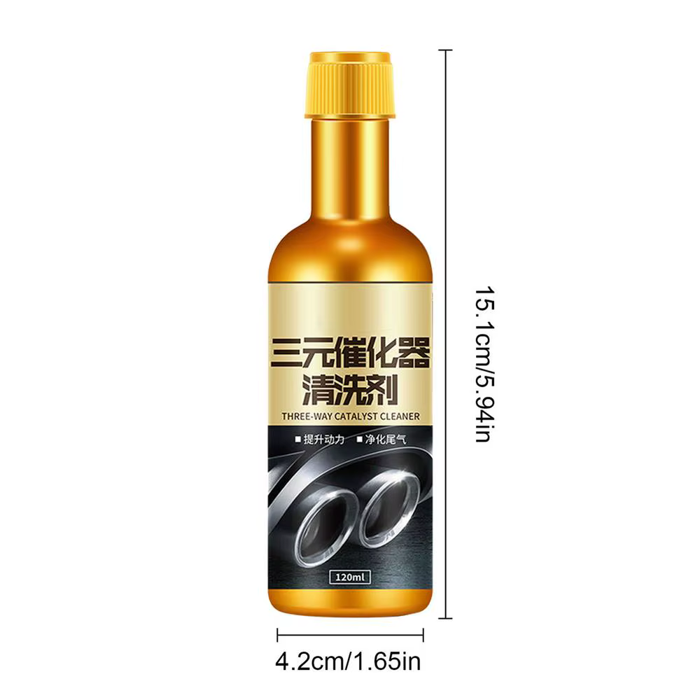 Nettoyant moteur 120 ml, nettoyant catalyseur, agent de nettoyage catalytique 3 voies pour moteur de
