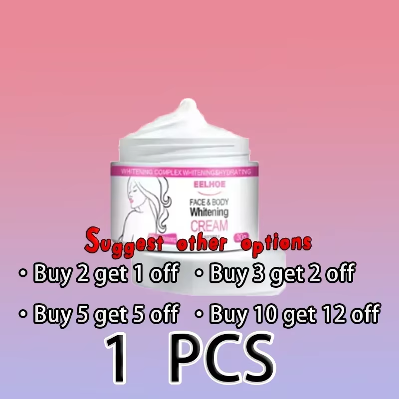 Crème éclaircissante pour le visage et le corps, Lotion éclaircissante pour les cuisses, les aissell