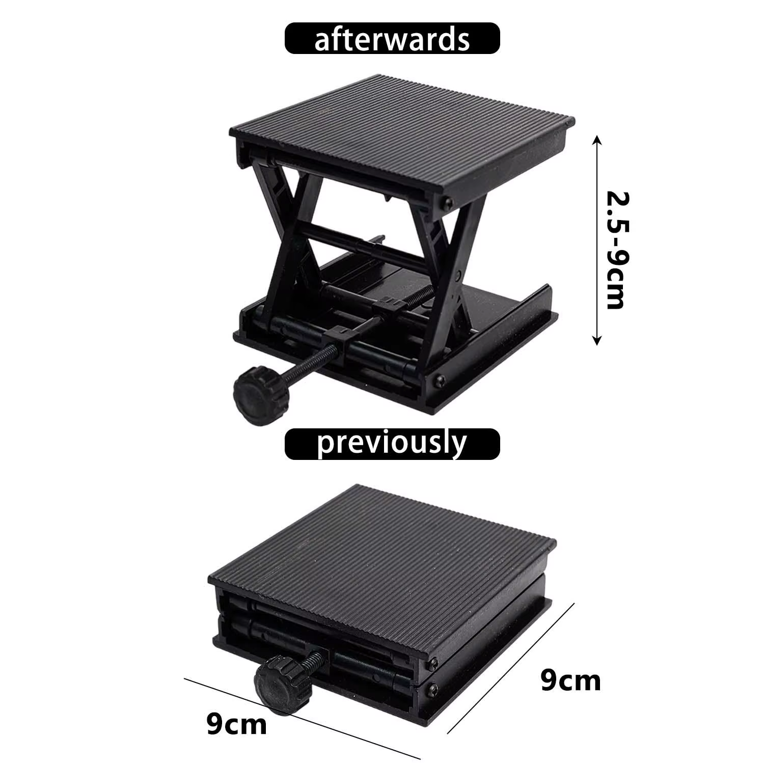 Support de levage pour machines à graver sur bois, tables élévatrices en plastique, plate-forme de C