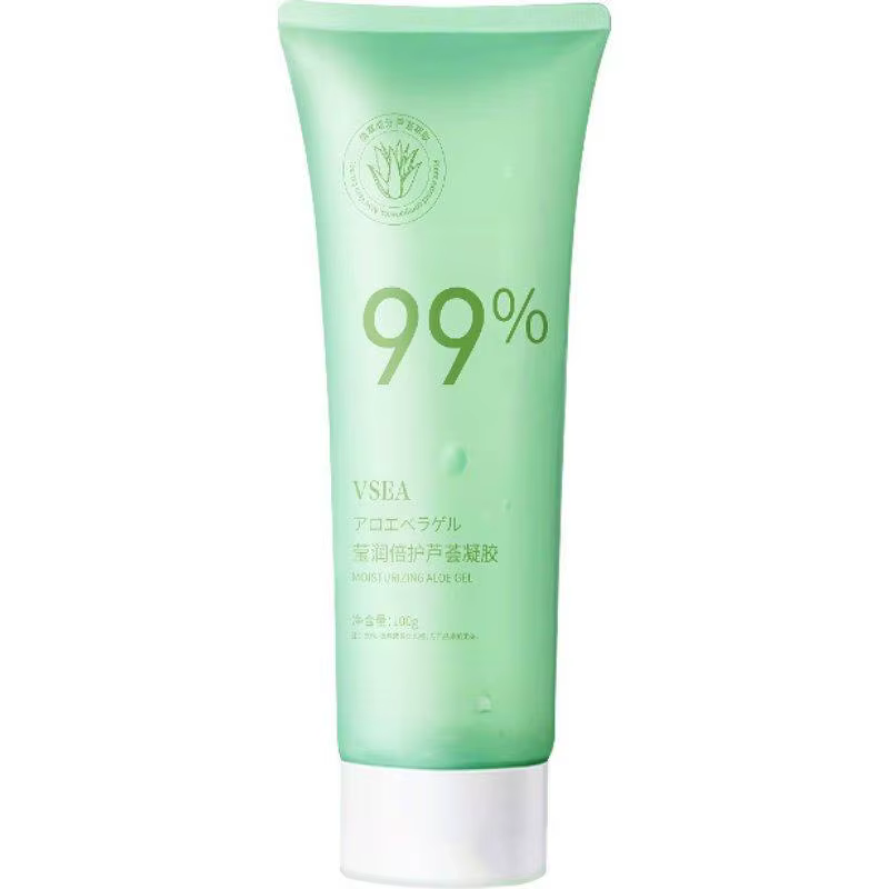 Gel d'aloe vera pour le visage et le corps, apaisant, hydratant, réparateur, soulagement des coups d
