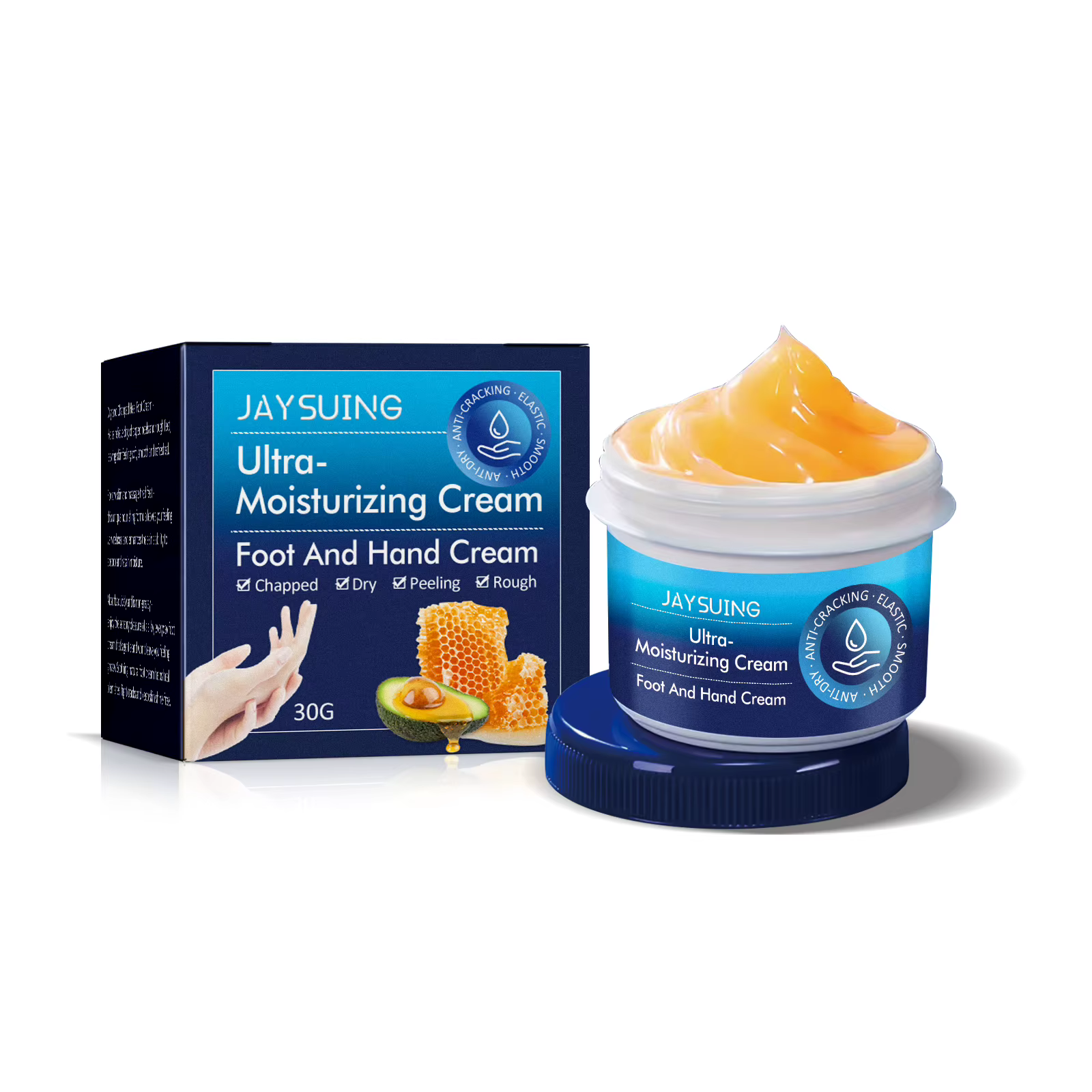 Crème hydratante pour les mains et les pieds, pour améliorer la peau sèche, soin nourrissant au beur