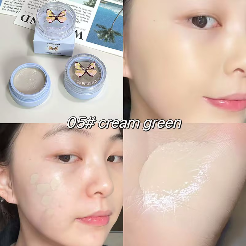 Crème Hydratante Éclaircissante pour les Yeux, Correcteur & Crème de Contour, Couvrance Totale, Long