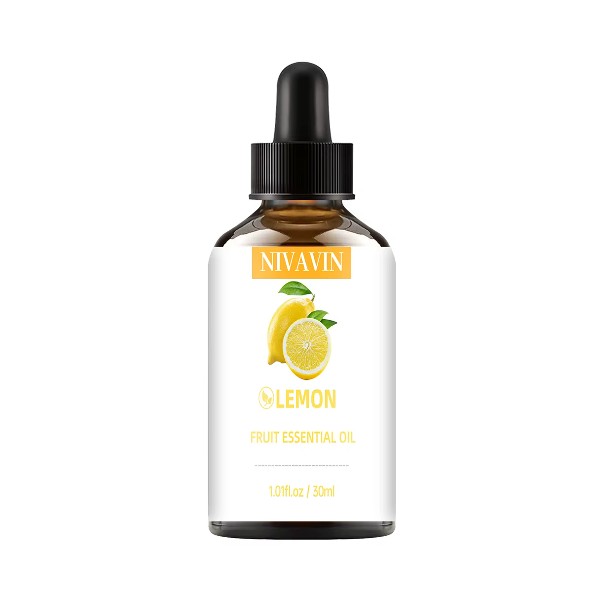 NIVAVIN Huile essentielle de citron 30ml/60ml/100ml, parfum fruité riche, rafraîchit l'air, parfum l