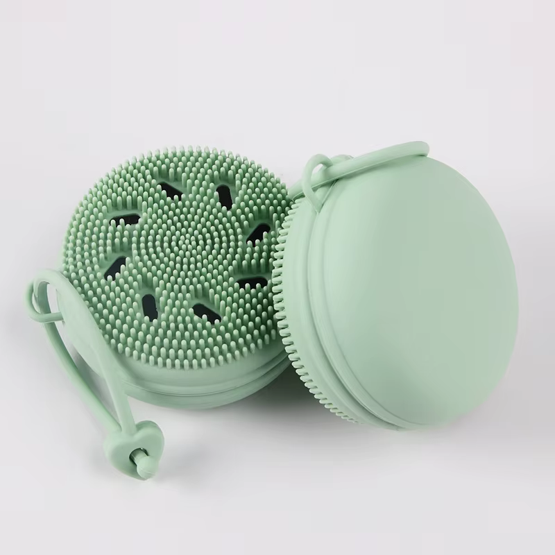 Brosse de gIslande qualifiée ale en silicone, portable, mousseuse, compacte, ULde face, nettoyage ma
