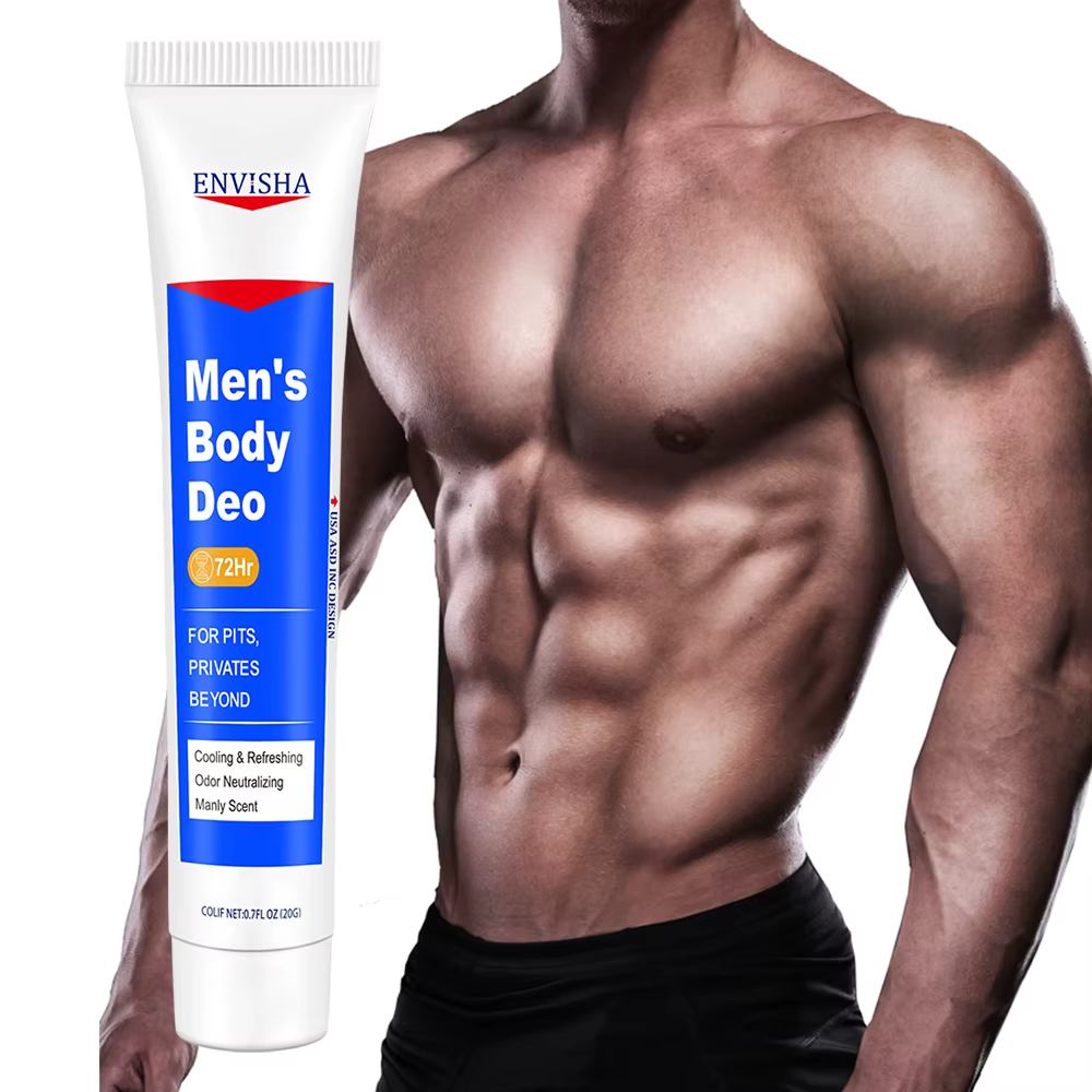 ENVISHA – Lotion pour le corps pour hommes, pour parties intimes, aisselles, fesses, déodorant, dura