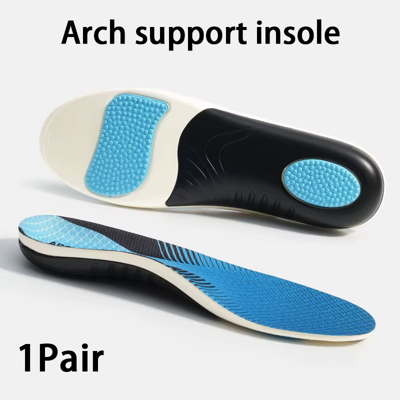 Semelles orthopédiques pour pieds plats, semelles de soutien de la voûte plantaire, pour hommes et f