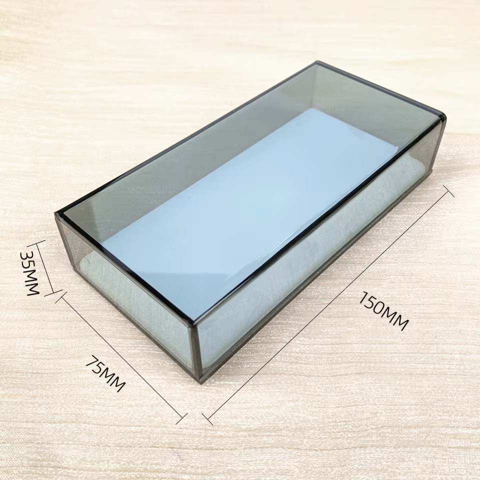 Boîte de rangement pour faux cils, organisateur de palette, tampon d'affichage de colle, support de