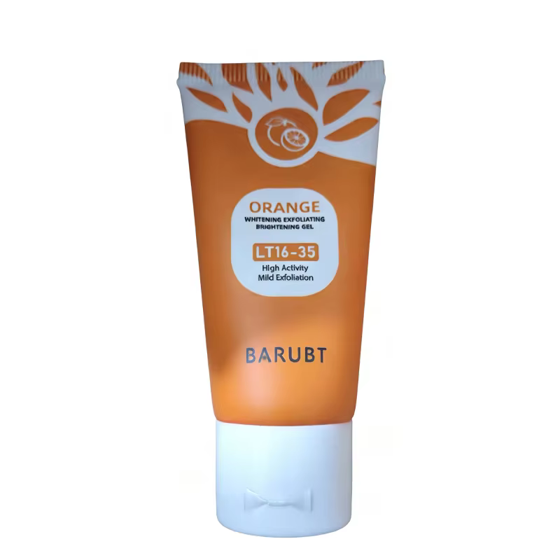 Gel exfoliant Orange pour le corps du visage, gommage doux pour le visage, Gel nettoyant pour le cor