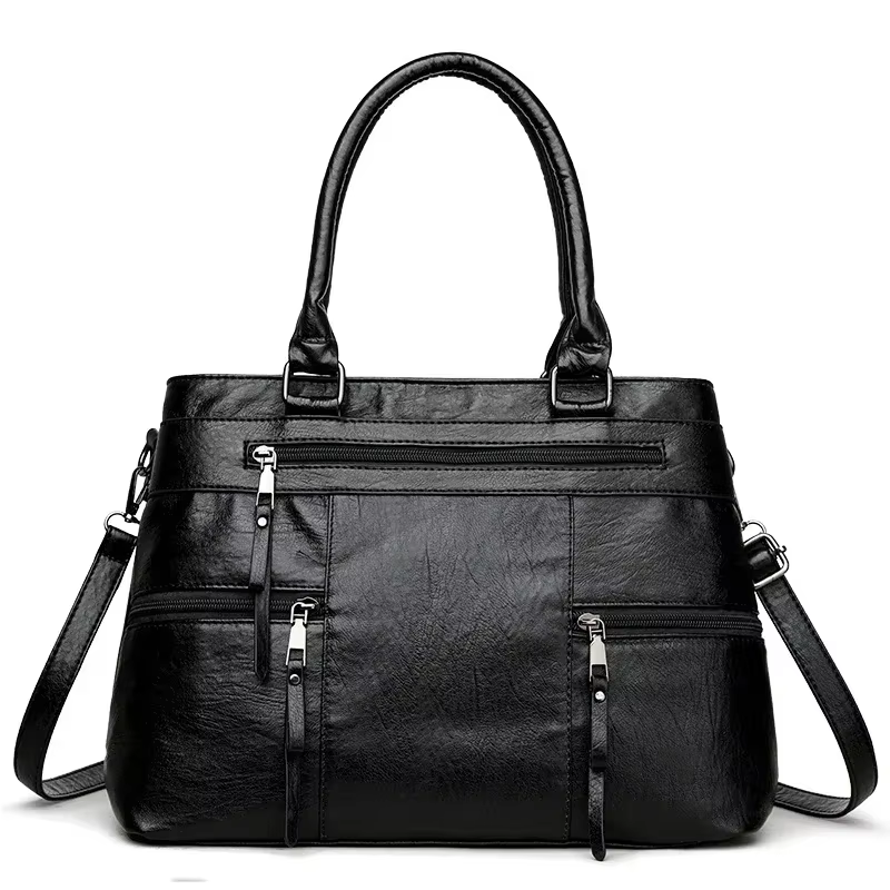 Sacs à main à poignée supérieure en cuir PU pour femmes, sac à bandoulière initié pour dames, sacs à